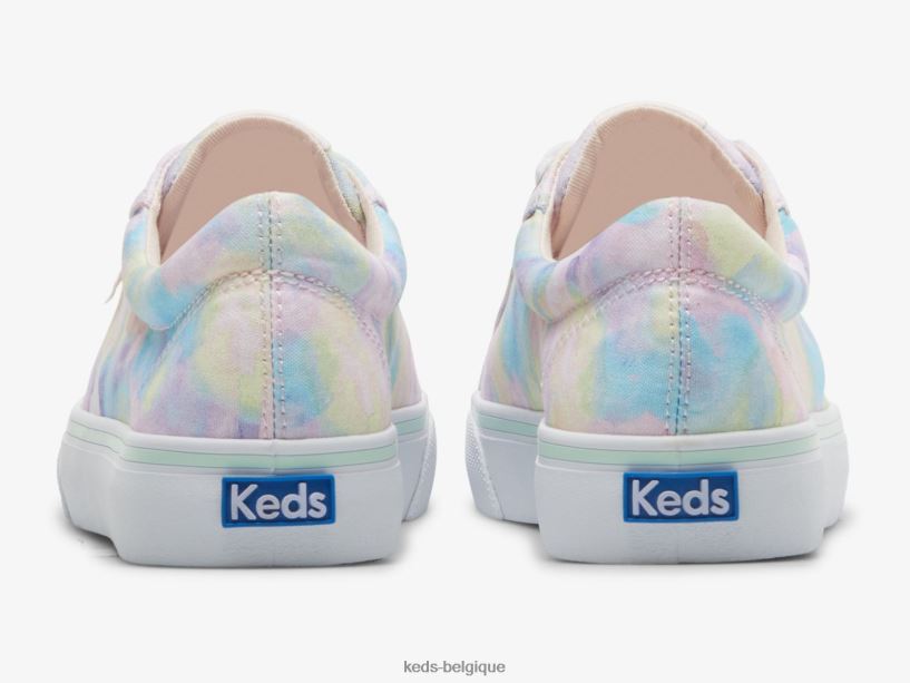 Keds femmes sneaker à imprimé floral abstrait en toile Jump Kick 8PV40P169 rose