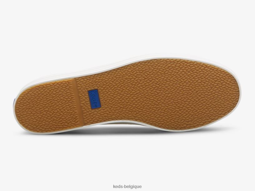 Keds femmes sneaker triple tressée métallisée 8PV40P189 or naturel