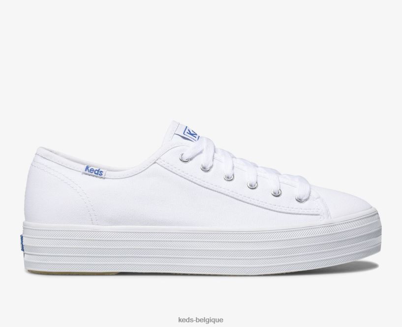 Keds femmes triple coup de pied 8PV40P100 blanc