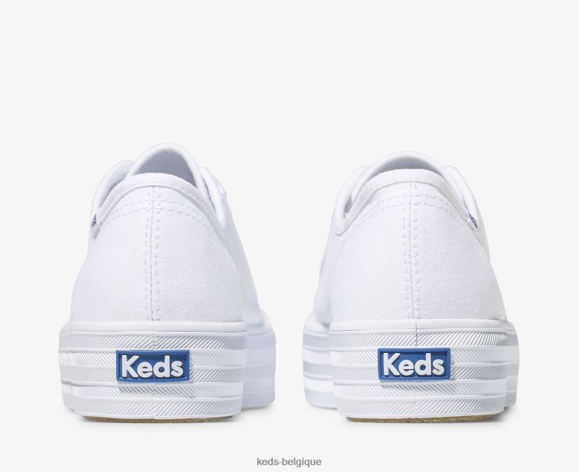 Keds femmes triple coup de pied 8PV40P100 blanc