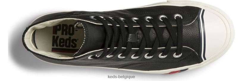 Keds unisexe sneaker royal en cuir 8PV40P142 noir