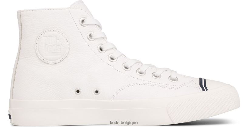 Keds unisexe sneaker royal en cuir 8PV40P143 blanc