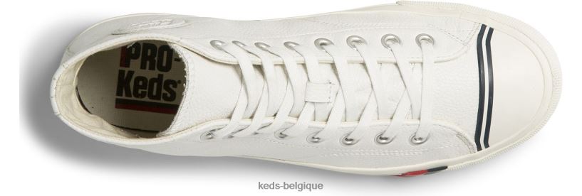 Keds unisexe sneaker royal en cuir 8PV40P143 blanc