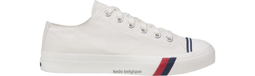 Keds unisexe sneaker royal lo 8PV40P145 blanc