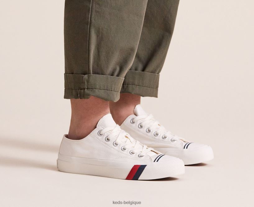 Keds unisexe sneaker royal lo 8PV40P145 blanc