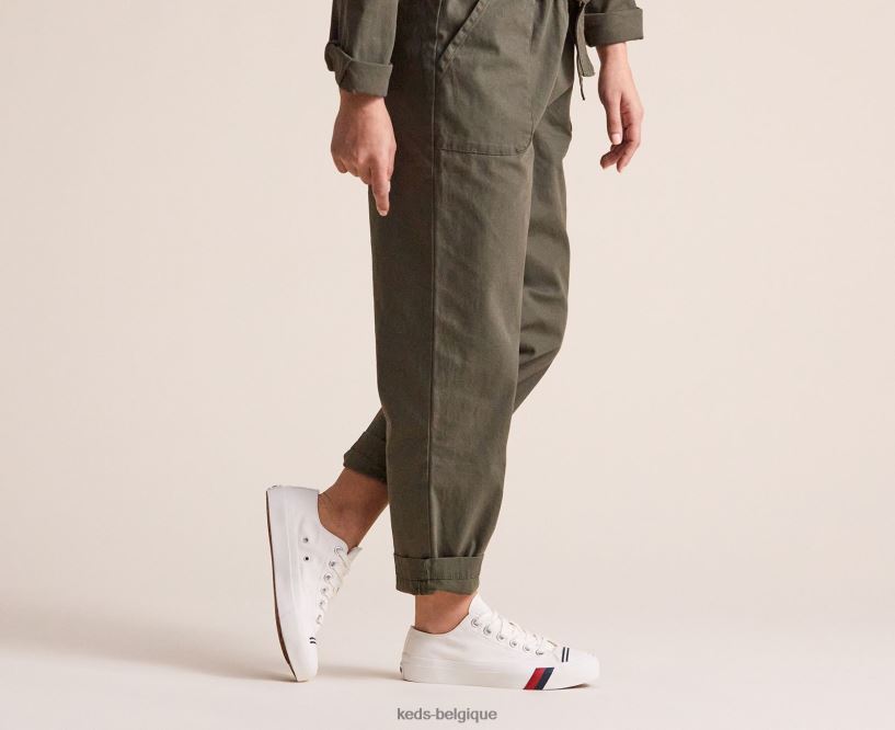 Keds unisexe sneaker royal lo 8PV40P145 blanc