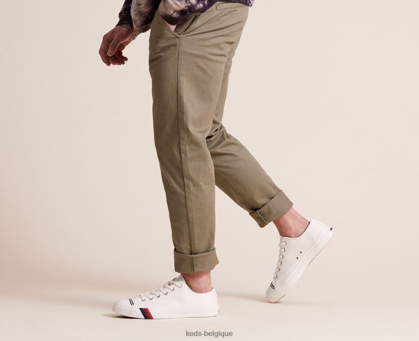 Keds unisexe sneaker royal lo 8PV40P145 blanc