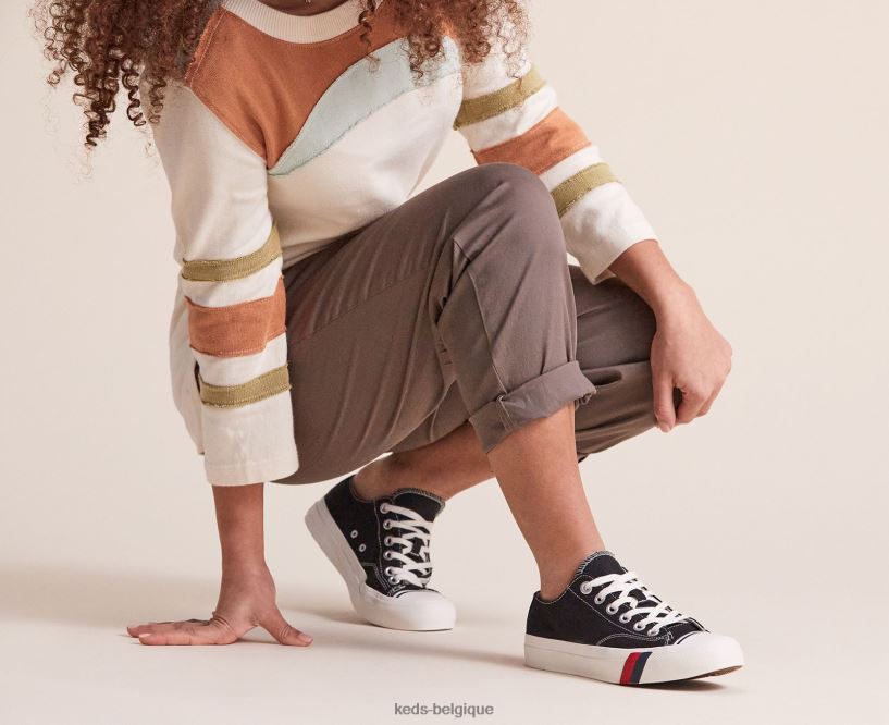 Keds unisexe sneaker royal lo 8PV40P147 noir