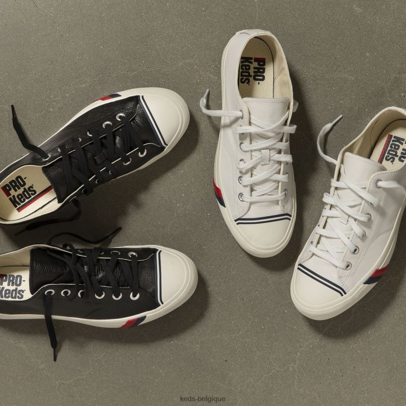 Keds unisexe sneaker royal lo classique en cuir 8PV40P135 noir