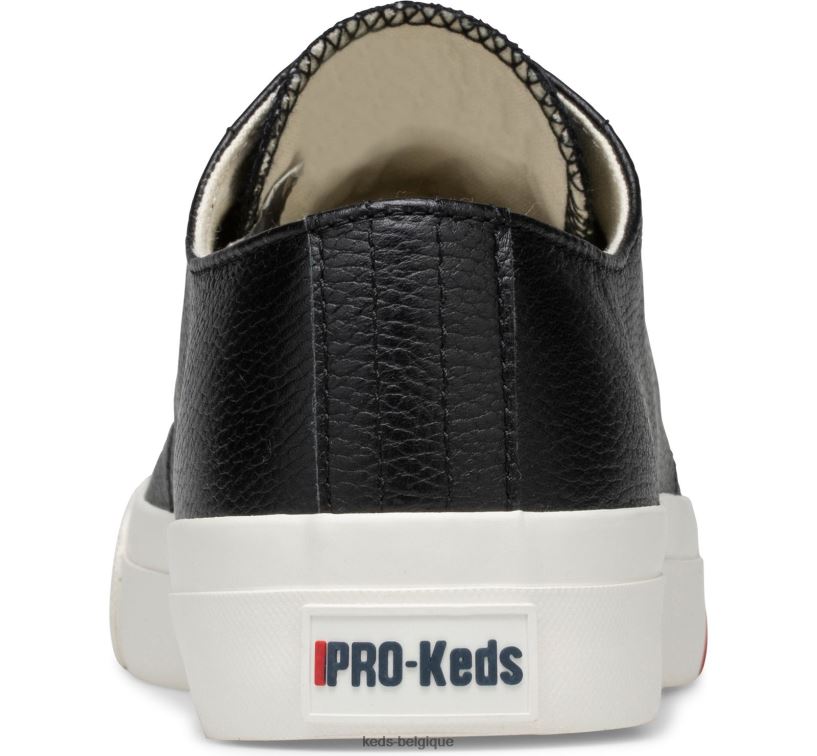 Keds unisexe sneaker royal lo classique en cuir 8PV40P135 noir