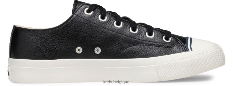 Keds unisexe sneaker royal lo classique en cuir 8PV40P135 noir