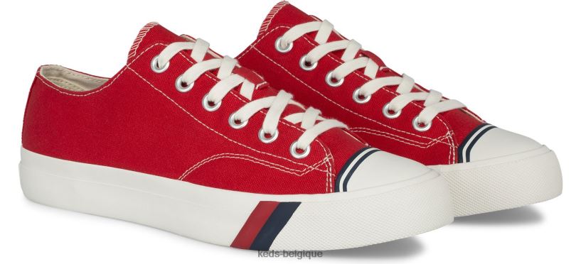 Keds unisexe sneaker royal lo en toile 8PV40P144 rouge