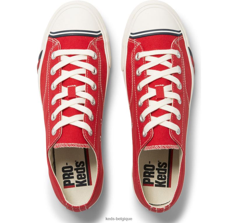 Keds unisexe sneaker royal lo en toile 8PV40P144 rouge