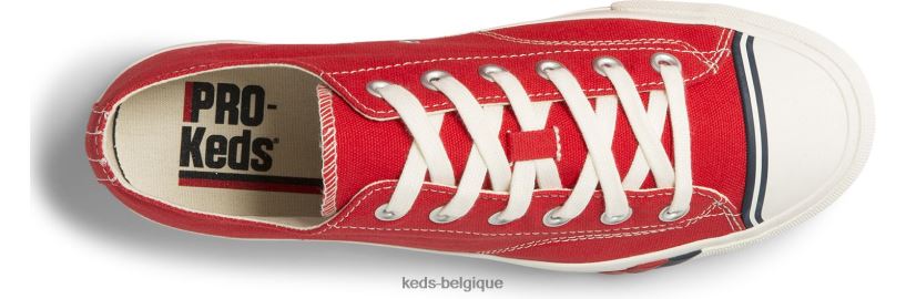 Keds unisexe sneaker royal lo en toile 8PV40P144 rouge