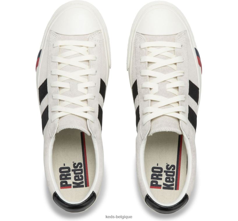 Keds unisexe sneaker royal plus en daim 8PV40P138 crème