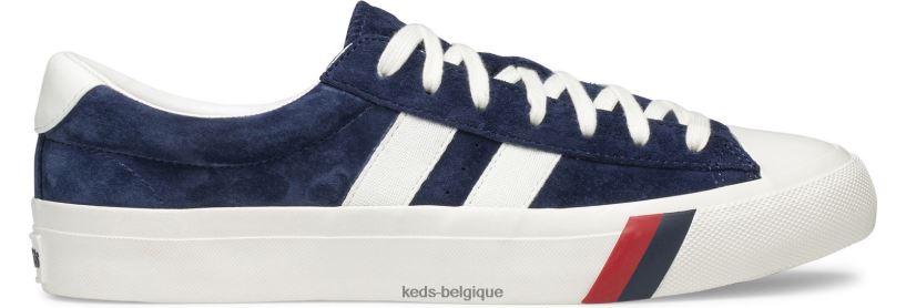 Keds unisexe sneaker royal plus en daim 8PV40P139 marine
