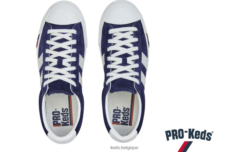 Keds unisexe sneaker royal plus en daim 8PV40P139 marine