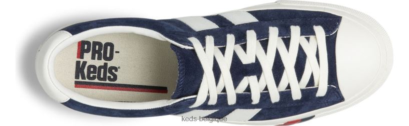 Keds unisexe sneaker royal plus en daim 8PV40P139 marine