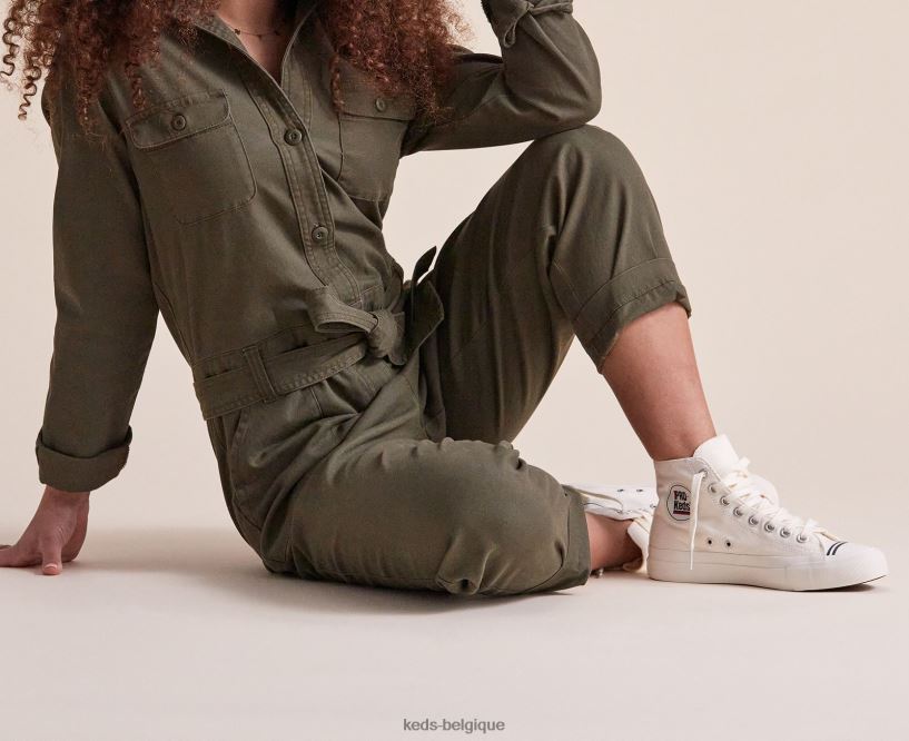 Keds unisexe sneaker royal salut 8PV40P140 blanc