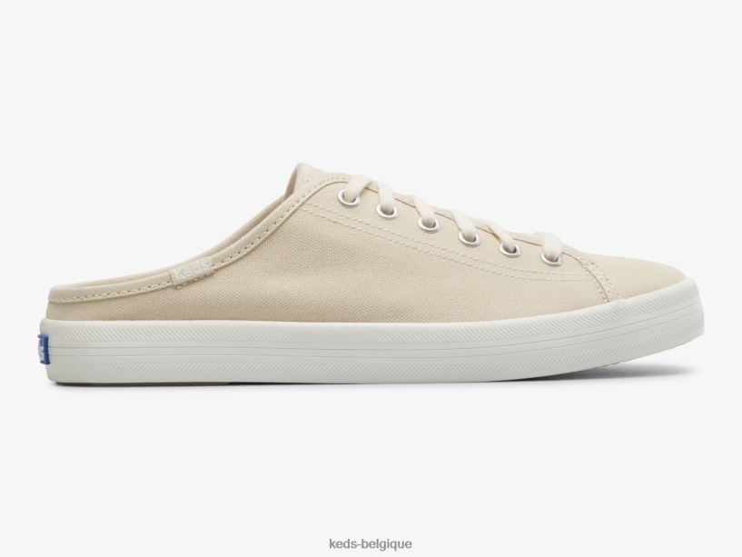 Keds femmes sneaker à enfiler en toile mule kickstart 8PV40P47 gruau