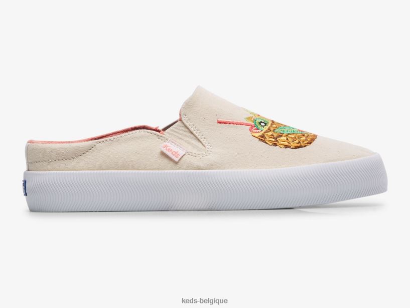 Keds femmes sneaker à enfiler pour cocktails mules kickback 8PV40P15 naturel