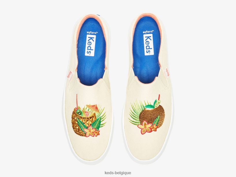 Keds femmes sneaker à enfiler pour cocktails mules kickback 8PV40P15 naturel