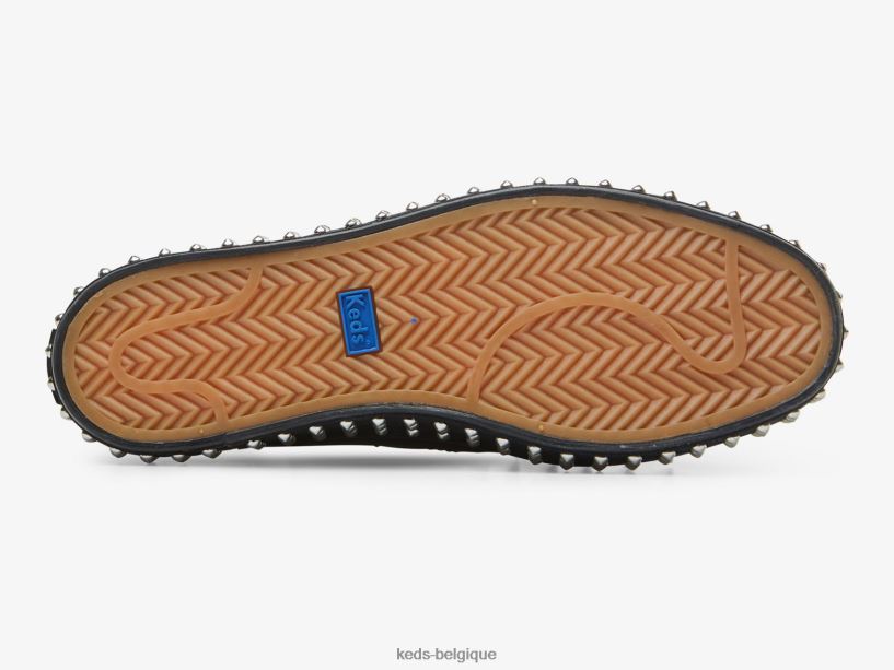 Keds x Maisie Wilen femmes sneaker à enfiler à clous et mules Kickback 8PV40P56 noir