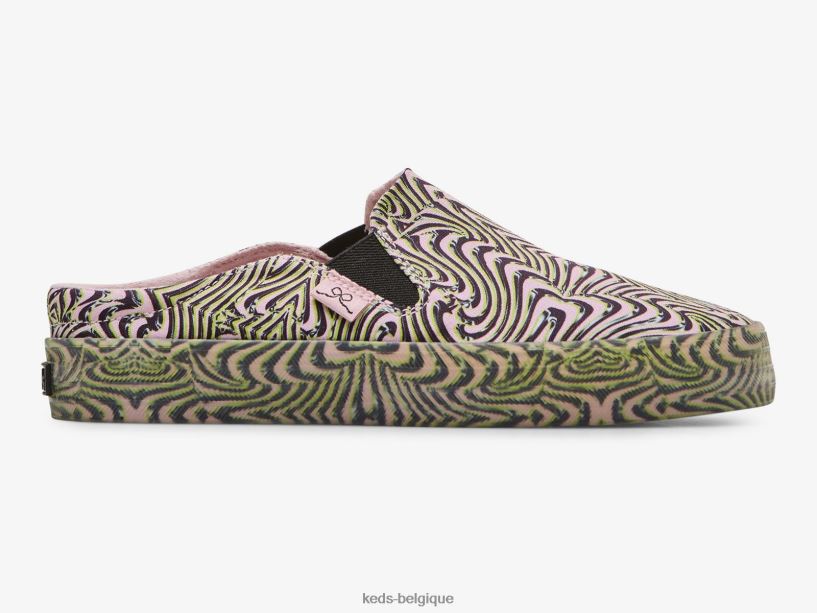 Keds x Maisie Wilen femmes sneaker à enfiler mule kickback 8PV40P58 rose